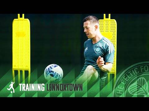 Training at Lennoxtown | The Bhoys train ahead of flag day