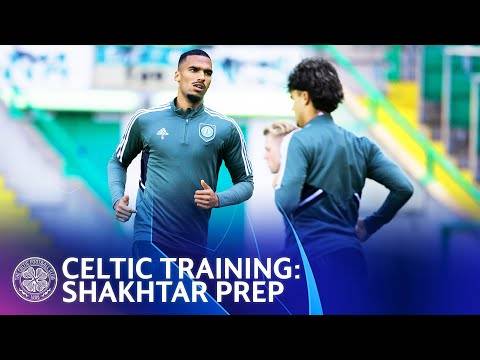 Celtic #UCL Training: The Bhoys train in Paradise before travelling to Warsaw later today