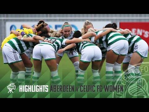 HIGHLIGHTS | Aberdeen 0-3 Celtic FC Women | Another strong performance in the SWPL!