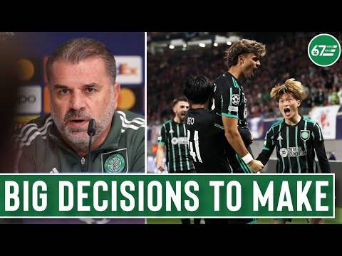 Postecoglou has big decisions to make as Celtic prepare to start the Champions League fightback Postecoglou has big decisions to make as Celtic prepare to start the Champions League fightback