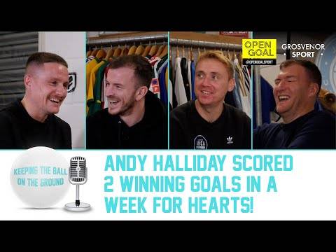 ANDY HALLIDAY SCORES 2 WINNING GOALS IN A WEEK FOR HEARTS! | Keeping The Ball On The Ground
