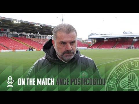 Ange Postecoglou On The Match | Aberdeen 0-1 Celtic | Captain Cal returns with late winner!