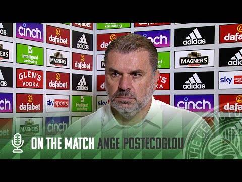 Ange Postecoglou On The Match | Celtic 4-1 St Johnstone