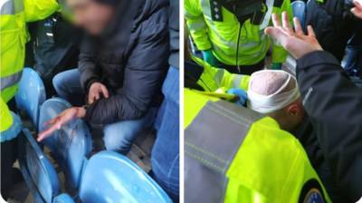 Thug Rangers Fans Attack Celtic Fans With Missiles Inside Ibrox, One Left Badly Injured
