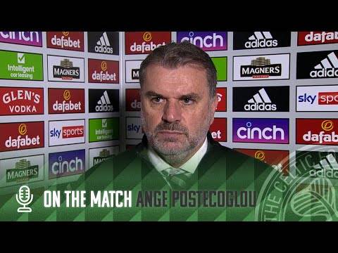 Ange Postecoglou On The Match | Celtic 4-0 Aberdeen | Hatate scores double for dominant Celts!