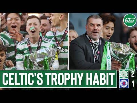 Celtic’s remarkable trophy habit continues as Rangers settle for second best yet again