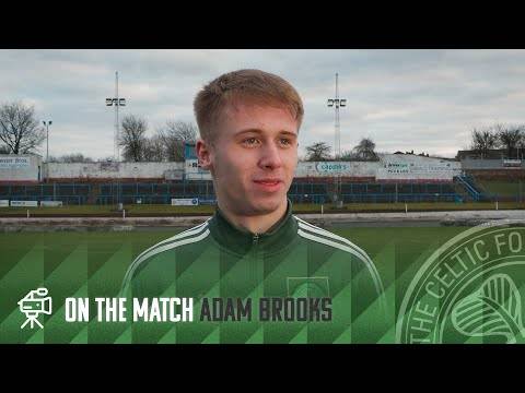 Adam Brooks On The Match | Cowdenbeath 0-3 Celtic FC B