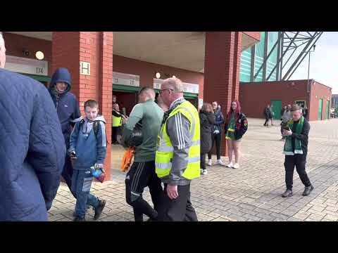 Liel Abada Arriving Before the Celtic V Motherwell Game!!!