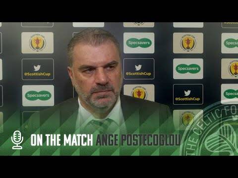 Ange Postecoglou On the Match | Celtic 1-0 Rangers
