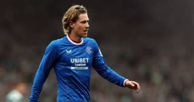 Chris Sutton mocks Rangers midfielder Todd Cantwell over Celtic water bottle ‘incident’