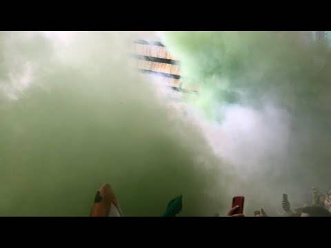 CRAZY Celtic ULTRAS GREEN BRIGADE smoke display | Celtic 1-0 rangers Scottish cup