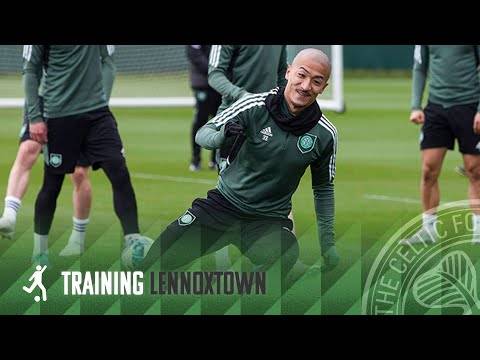 Celtic Training: The Celts train ahead of Sunday’s trip to Tynecastle! ✊