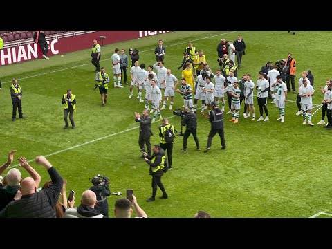 Full Time Celebration (Hearts V Celtic)!!!