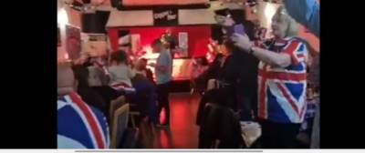 Video: Sevco fans Coronation shame “FTP and Virgin Mary” as they howl the Billy Boys