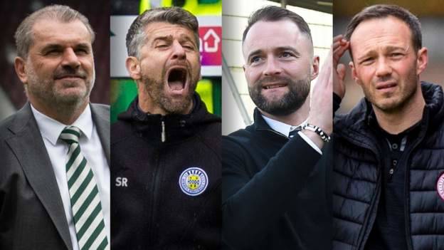 PFA Manager of the Year: Celtic, St Mirren, Dunfermline Athletic and Stirling Albion bosses vie for honour