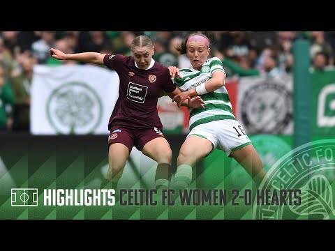 Highlights | Celtic FC Women 2-0 Hearts | Ghirls secure Champions League football in final SWPL game