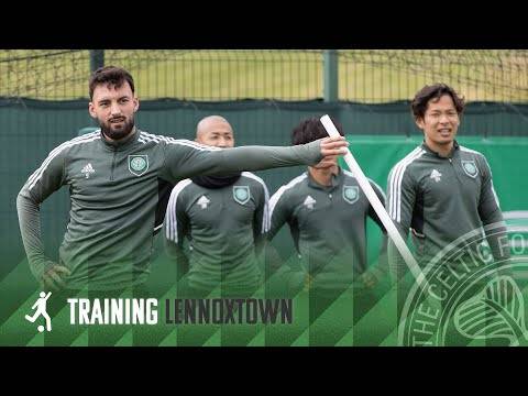 Celtic Training: The Scottish Champions prep for final Away Day of the Season!