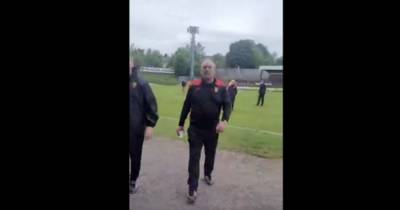 Sandy Clark targeted over Celtic title win as X-rated yob branded ‘utter coward’ after relegation taunt