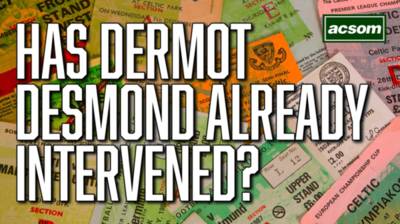Has Dermot Desmond already intervened in Ange’s future?