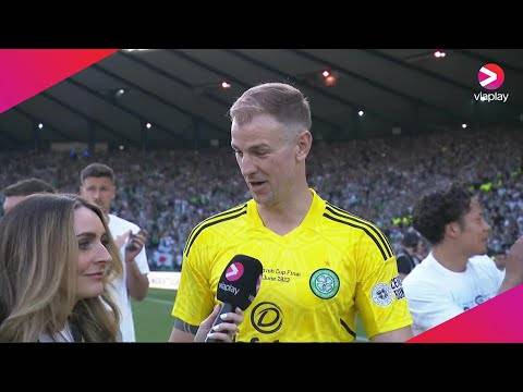 Celtic’s Joe Hart speaks after securing Scottish Cup trophy and treble with Celtic