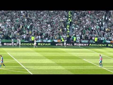 Crazy!!! Abada Goal Fan Celebration (Celtic V Inverness) (Highlights)!!!