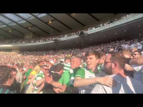 Best Celtic Fan Huddle at Hampden (Celtic V Inverness) 3-1!!!