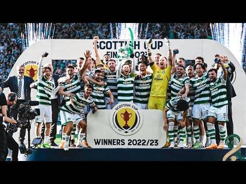 Best View!!! Celtic Trophy Lift (Celtic V Inverness) 3-1!!