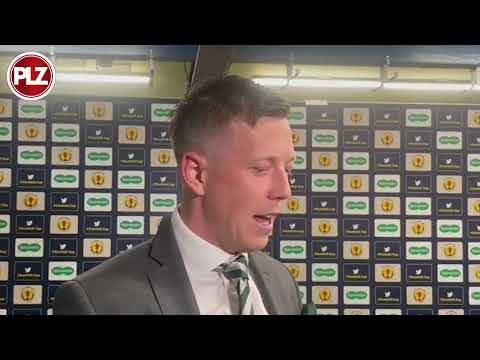 Callum McGregor reacts to maintaining perfect finals record after Celtic cup win