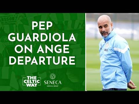 Pep Guardiola reacts to Celtic losing Ange Postecoglou to Spurs Pep Guardiola reacts to Celtic losing Ange Postecoglou to Spurs