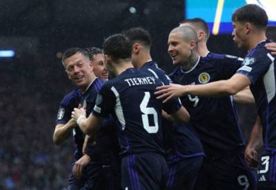 Callum McGregor Calls Out Georgia Players at Hampden Tunnel