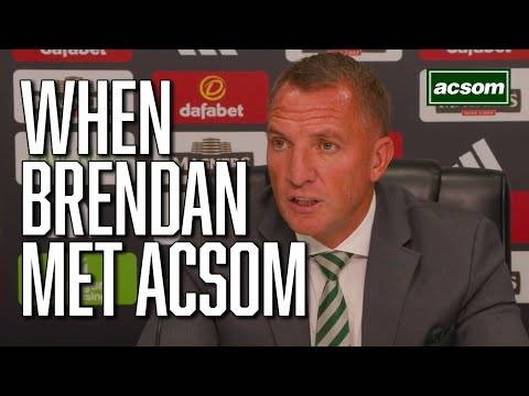 BRENDAN RODGERS full fan media press conference // A Celtic State of Mind // When ACSOM met Brendan