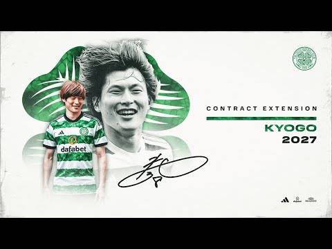 Kyogo signs new four-year Celtic deal ahead of Treble defence! #KYOGO2027