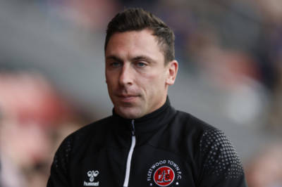 Fleetwood Town announce Scott Brown news after Celtic return report