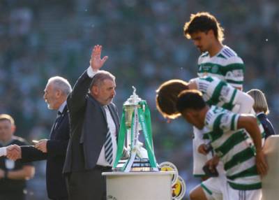 Picture surfaces of Ange Postecoglou’s 1993 Celtic Park visit complete with European Cup