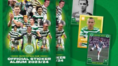 Get your official Celtic sticker album for the 2023/24 season