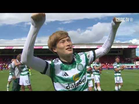 Aberdeen v Celtic | Post match celebrations
