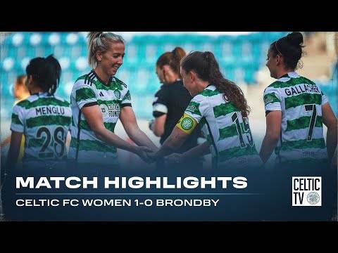 Match Highlights | Celtic FC Women 1-0 Brondby | Historic first Champions League win for the Ghirls!