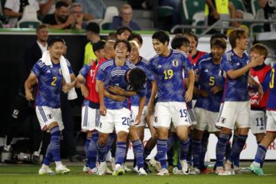 Celtic duo remain on bench as Japan beat Germany