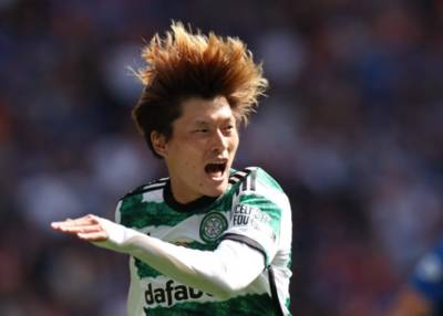 Brilliant Celtic Park Pics Of Kyogo Emerge After Victory