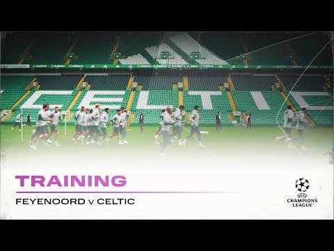 Celtic Training: The Bhoys put in the final preparations before flying to Rotterdam!