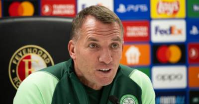 Watch Brendan Rodgers Feyenoord vs Celtic pre-match Champions League press conference in full
