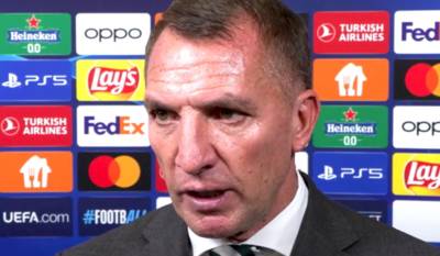 ‘Harsh,’ As Rodgers Delivers Verdict on Inexperienced Celts