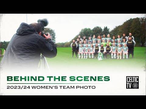 The Ghirls brave the elements for Celtic FC Women’s 2023/24 Team Photoshoot!