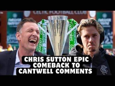 Chris Sutton Hilarious Comeback to Todd Cantwell Calling Him Out