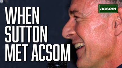 When CHRIS SUTTON met A Celtic State of Mind in Glasgow!