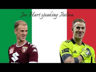 Joe Hart Speaking Italian