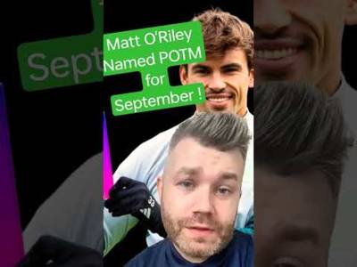 Superb for Magic Matt O’RILEY Cinch POTM for Sept #mattoriley #celticfc