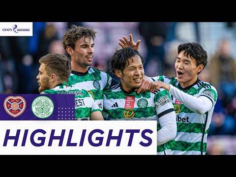 Heart of Midlothian 1-4 Celtic | A Japanese Hat-Trick! | cinch Premiership