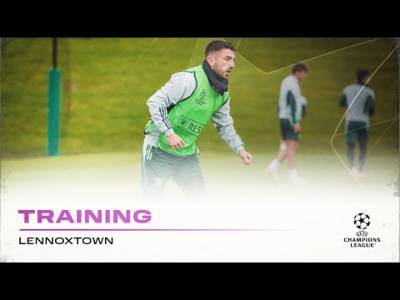 Celtic Training: The Bhoys are put through their paces ahead of #CelticAtleticoMadrid