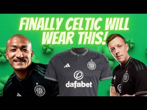 Celtic Will Finally Get to Wear the Black Away Kit Against Hibs!
